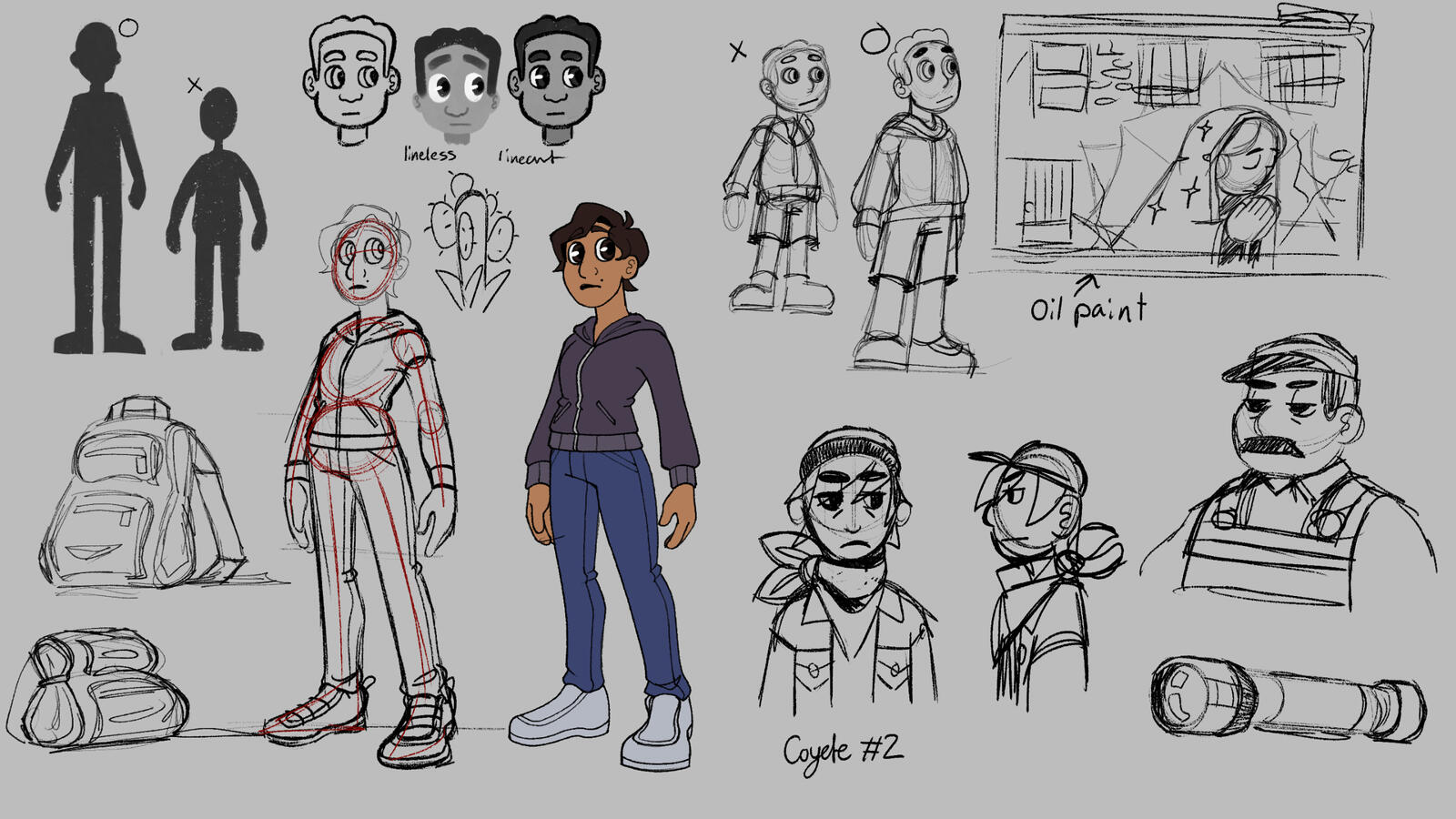 Early Character Sketches