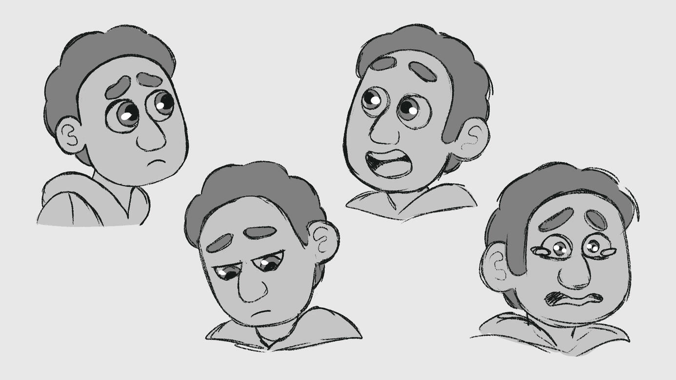Kid Expression Sheet
